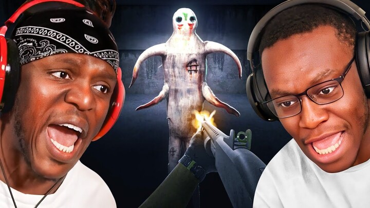 Playing A Scary Game With My Brother Deji
