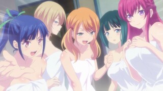 Five girls rushed into the bathroom! What do you want to do?