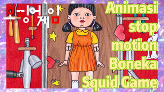 Animasi stop motion Boneka Squid Game