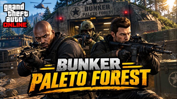 🔴🔥AO VIVO LIVE GTA online - Bunker paleto Forest