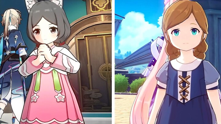 Let's compare some minor details between Honkai: Star Rail and Genshin Impact