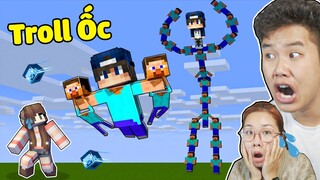 Minecraft, Nhưng bqThanh Nâng Cấp STEVE Thành Quái Vật Siêu Hài Troll Ốc...