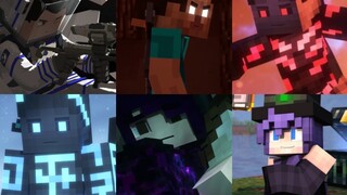 [Minecraft cartoon]23 animation characters gather together!