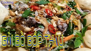 Cách làm món GỎI BÒ BÓP THẤU/ GỎI BÒ CHUA NGỌT cực đơn giản mà ngon tuyệt vời luôn @Cooking DT