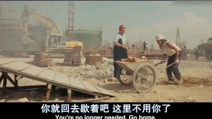 CJ7: The contractor looks vicious but secretly helps Stephen Chow. He is tough on the outside but so