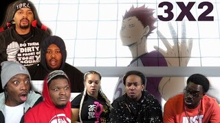 HAIKYUU SEASON 3 EPISODE 2 REACTION MASHUP!!