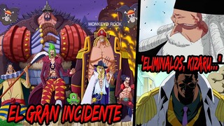 La GRAN FLOTA MUGIWARA Rescatan a LUFFY de KIZARU y el GOROSEI SATURN | El GRAN INCIDENTE de EGGHEAD