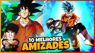 😍 AS 10 MELHORES AMIZADES DE DRAGON BALL