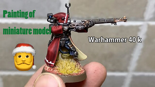 แต่งสีตัวละครวิดีโอเกม Warhammer 40,000