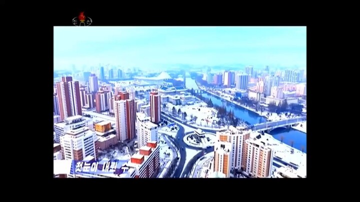 Primeira neve de Pyongyang