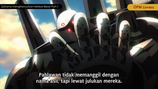 Saitama menghancurkan Meteor Besar dengan satu pukulan Part.1