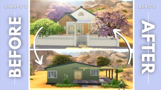 Renovating the 2ND worst base game house |The Sims 4 | Simspo's Reno's