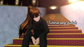 Tutorial pose duduk || SAKURA SCHOOL SIMULATOR || #sakuraschoolsimulator