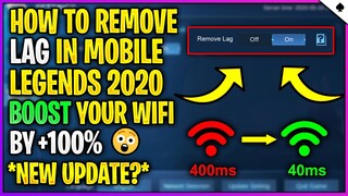 *UPDATE* HOW TO REMOVE LAG IN MOBILE LEGENDS 2020 | HOW TO FIX LAG IN ML 2020