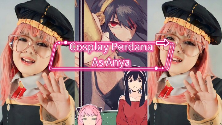 Perdana terjun ke dunia cosplay jadi Anya Forger ❤️