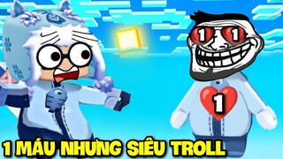 MAP 1 MÁU NHƯNG LẠI SIÊU TROLL KHIẾN MEOWPEO SIÊU CAY TRONG PARKOUR MINI GAME MINI WORLD