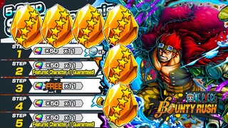 Rugi!!! Gak Gacah Banner Silver Kid Eustass All Step 350 RD One Piece Bounty Rush