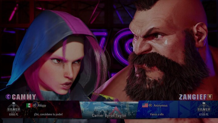 SF6 ▰ Alézza( Cammy ) VS Anonymus ( Zangief )