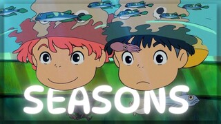 【AMV】Seasons - Ponyo x Sosuke | Ponyo