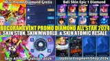 BOCORAN EVENT PROMO DIAMOND ALL STAR 2024! SKIN ALL STAR TERBARU GRATIS | UPDATE FRAGMENT SHOP MLBB