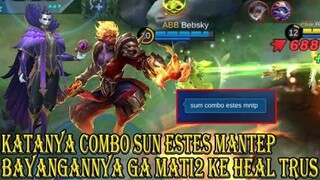 COMBO TER OP DI MOBILE LEGENDS ?SUN COMBO ESTES BAYANGANNYA GAK MATI2 BOZ