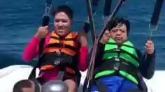 Parasailing With Tito Ogie And Juno Revilla Sa Boracay