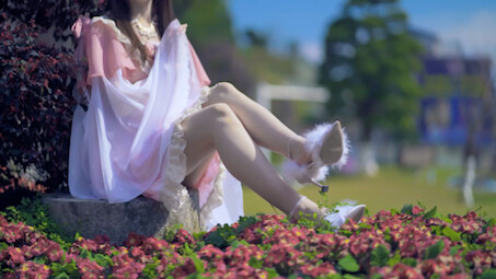 Fluffy high heels!
