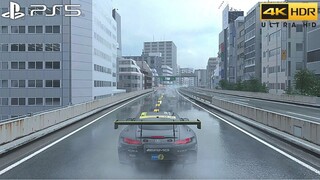 Gran Turismo Sport (PS5) Rain Weather 4K 60FPS HDR Gameplay