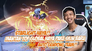 STARLIGHT HAYA!! MANTAN TOP GLOBAL HAYABUSA DIKASI SKIN BARU.. AUTO SIKSA MUSUH WKWK!!