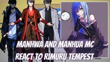 Manhwa And Manhua MC's React To Rimuru Tempest | Gacha Reaction | Rimu x Chloe