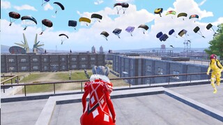 Wow!! EVERYONE LANDED in MILITARY BASE🥵Pubg Mobile