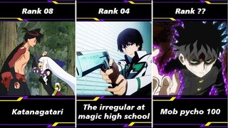 10 Anime Where MC is OVERPOWERED but pretends to be WEAK