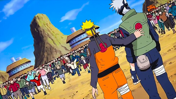 Tears in my eyes, Naruto defeated Pain and saved the village, and finally got everyone's recognition