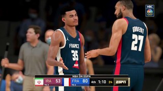 FRANCE vs IRAN I Full Game Highlights I 2021 Tokyo Olympics Men's Basketball Tournament I NBA2K21