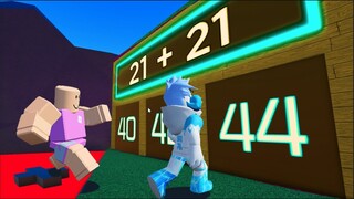 ADUH !! BOLOS SEKOLAH MALAH DISURUH MAIN GAME INI - Roblox Math Obby