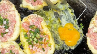 Chongqing masih punya harga segitu! Pai telur dan daging di gerbang sekolah harganya empat yuan dan 