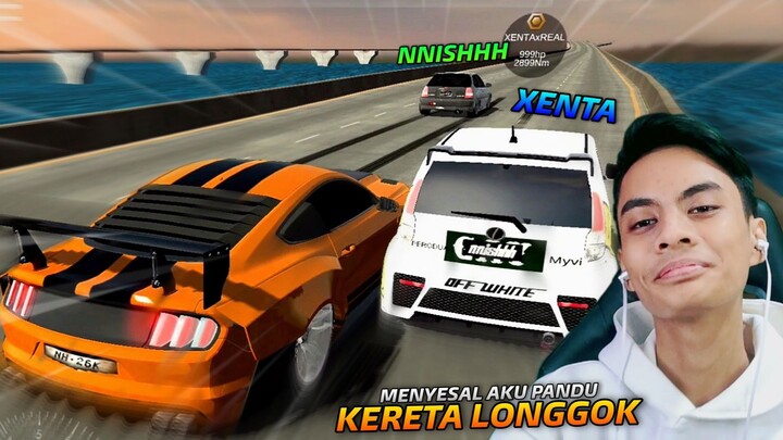 XENTA Dengan NNISHHH Main TIPU - Pertama Kali Race Guna Kereta Spec LONGGOK (CPM)