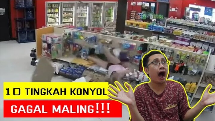 MALING GOBLOK!!! TERJUN DARI ATAP 5 METER | VIDEO LUCU BIKIN NGAKAK DAN SAKIT PERUT | VIDEO REACTION