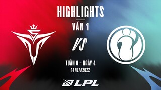 V5 vs IG | Highlights - Game 1 | Tuần 6 Ngày 4 | LPL Mùa Hè 2022