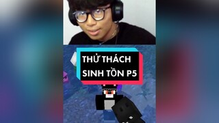 Thử thách sinh tồn nhưng xung quanh anh toàn là NƯỚC eii minecraft fyp xuhuong toanmc clownsmcteam theanh28 RoadToSEAGames GamerNextGen