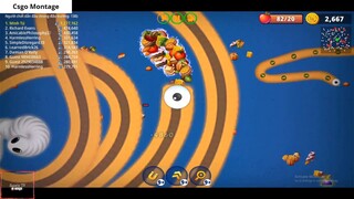 Rắn săn mồi The best wormszone Game earthworms Jogo de cobra Legendary Snake Best gameplay 367_ 9