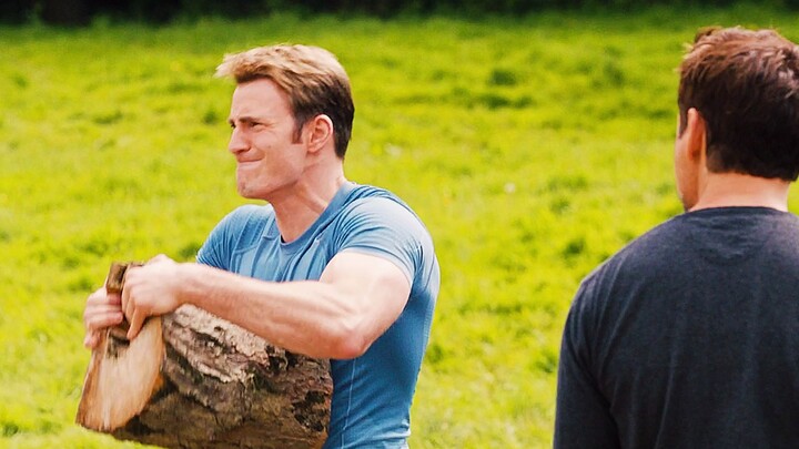 美队手撕木桩，超级英雄们闲着的时候都在干嘛！