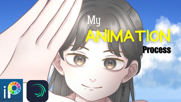 【MY DRAWING PROCESS】| MAKE ANIMATION WITH ALIGHT MOTION 🎞️