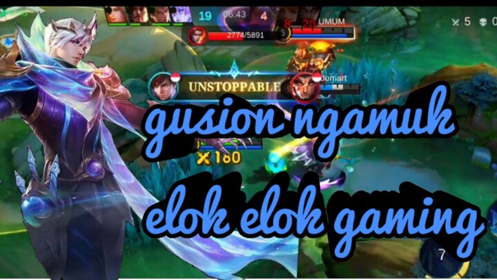 gusion mode serius part 1