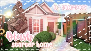 No Gamepass Blush One Story Starter Home Speedbuild and Tour   iTapixca Builds