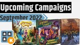 Upcoming Kickstarter & Gamefound Board Games for September 2022