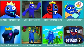 Rainbow Friends Roblox,Dino Rianbow Rope,Rainbow Friends Games,Draw Rainbow,Rainbow Friends Blue,