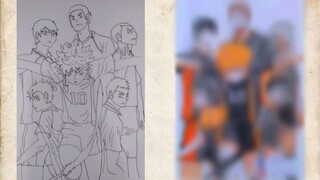 SPEED DRAW TEAM KARASUNO || HAIKYUU