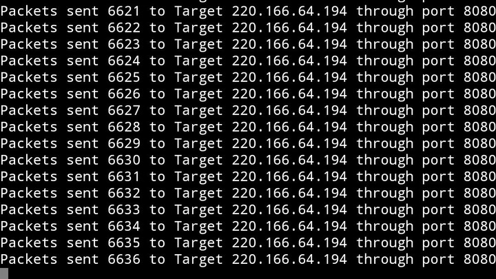 Basic Hacking Skills DDOS attack