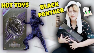 REDHOOD MỀU ĐẬP HỘP MÔ HÌNH ĐỒ CHƠI BLACK PANTHER(HOT TOYS BLACK PANTHER)*CẶP ĐÔI SIÊU QUẬY*TX VLOG